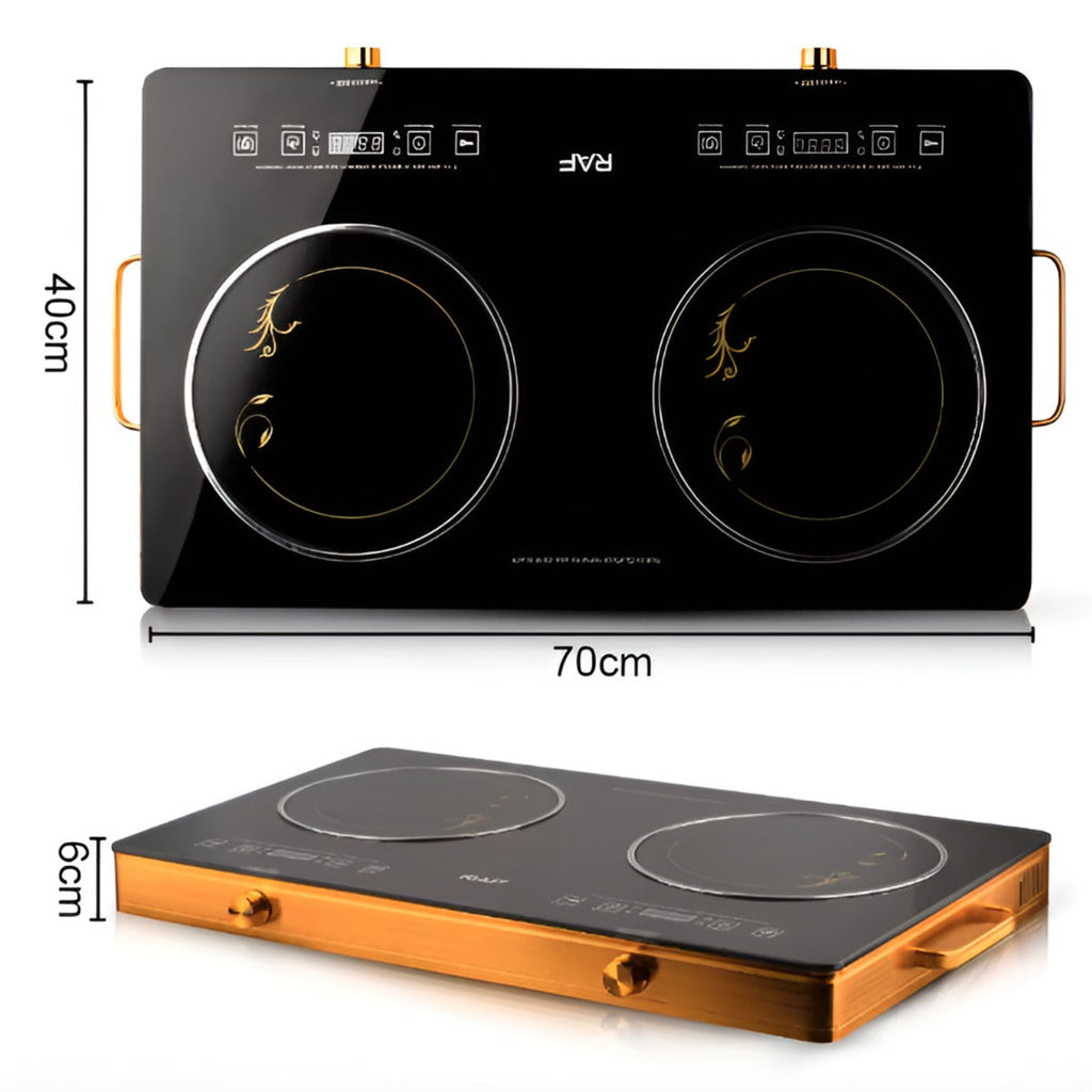 RAF Radiant Infrared Cooker - Double Burner 4400 Watts