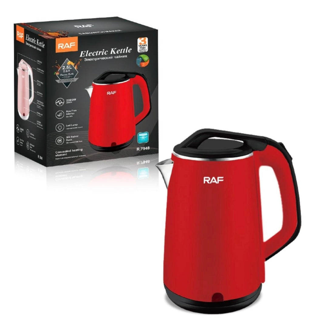 Automatic Electric Kettle 2.5 Liter R.7948 – 2000W with 360° Cordless Power Base