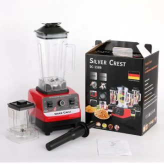 Silver Crest SC-1589 4500W Heavy Duty 2-in-1 Blender & Smoothie Maker | 2L Jar, Ice Crusher & Juicer”