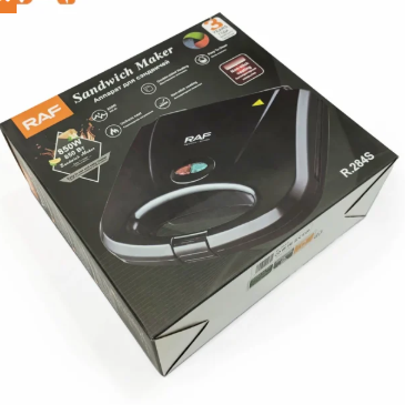 RAF Sandwich Maker 4 Slice R.284S – Non-Stick Coating & Dual Heating – 850W