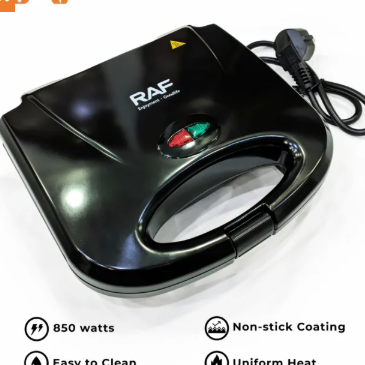 RAF Sandwich Maker 4 Slice R.284S – Non-Stick Coating & Dual Heating – 850W