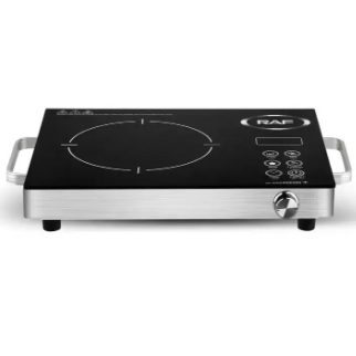 RAF Original Electric Hot Plate Electric Stove Electric Cooker Infrared Cooker 3500W Crystal Plate German Technology with Digital Display Silver Body Cooker