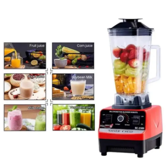 Silver Crest SC-1589 4500W Heavy Duty 2-in-1 Blender & Smoothie Maker | 2L Jar, Ice Crusher & Juicer”