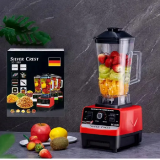 Silver Crest SC-1589 4500W Heavy Duty 2-in-1 Blender & Smoothie Maker | 2L Jar, Ice Crusher & Juicer”